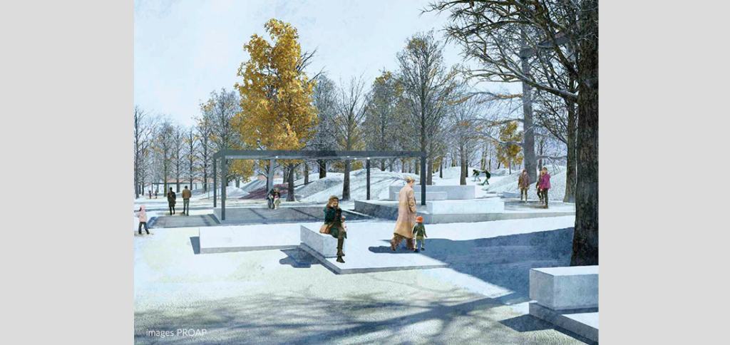 amos architectes – Bois de la Bâtie à Genève